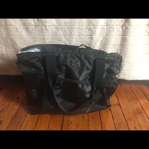 Under Armour Black Camo Diaper/Gym Bag